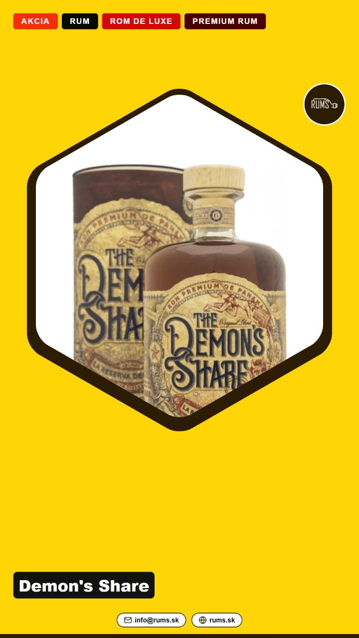 Example story: The Demon’s Share rum